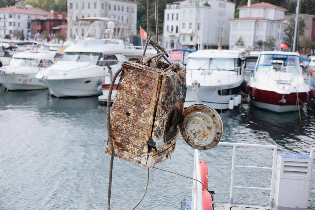 Marmara Denizi’nden çamaşır makinesi çıktı! 2